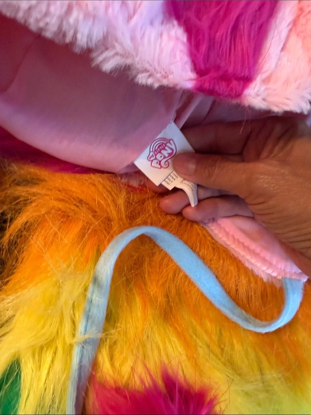 Furry Cosplay Pretty Pony Rainbow COSTUME HAT headwear GLOVES LEGWARMER LOT SET